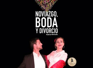 Teatro Noviazgo, Boda y Divorcio en Tíjola Cartel del teatro