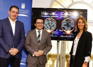 Diputación apoya la I Noche en Negro de Tíjola para incentivar el comercio local Presentación noche en negro
