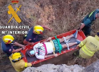 Rescatado un senderista accidentado en el paraje ‘La Cerrá Rescatado en La Cerrá