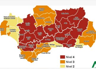 Tíjola con alerta nivel 3 de contagios, comienzan las nuevas restricciones Mapa de incidencias coronavirus