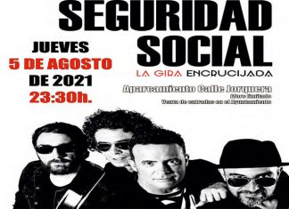 Tíjola estará dentro del Circuito ‘Al Aire Music’ de Diputación de Almería Concierto Seguridad Social en Tíjola