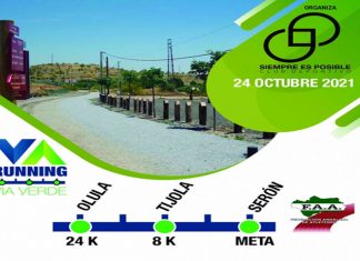 I Running Vía Verde Cartel del evento