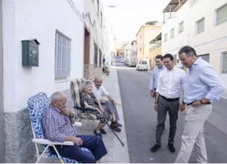 La Diputación de Almería invierte 700.000 euros en mejorar infraestructuras y servicios en Tíjola El presidente de la Diputación de Almería visita Tíjola.