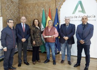 Ayuda para modernización y eficiencia del riego Regantes de Tíjola junto a Carmen Crespo