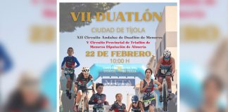Tíjola da el pistoletazo de salida al duatlón andaluz de menores Cartel de la prueba