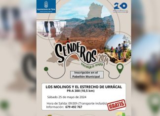 Explora la naturaleza con el sendero «Los Molinos y el Estrecho de Urrácal» Senderos 2024