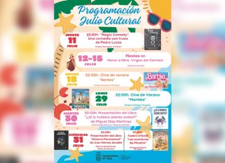 Programación cultural de verano en Tíjola Eventos de verano en Tíjola