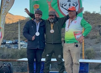 El tijoleño José Francisco Miralles representará a Almería en el Campeonato Andaluz de Perdiz con Reclamo José Francisco Miralles, de Tíjola; el segundo clasificado, Manuel Ortega de Castro, de Filabres y Ramón López Morales, de Senés