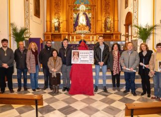La Virgen del Socorro llevará el nombre de Tíjola por toda España en la Lotería Nacional Presentación del décimo de lotería.