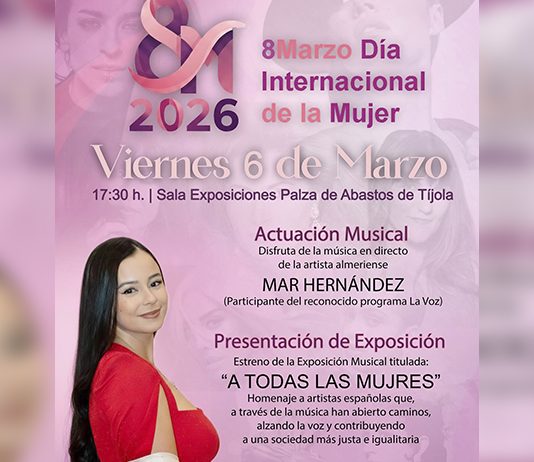 Tíjola celebra el 8M con música en directo y un homenaje a grandes voces femeninas Día de la mujer en Tíjola