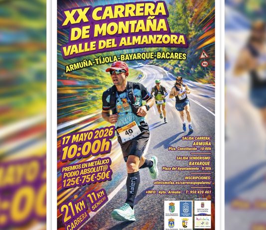 La XX Carrera de Montaña Valle del Almanzora reunirá a corredores y senderistas el próximo 17 de mayo Cartel de la prueba