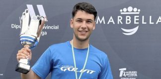 José Manuel López Machado se proclama campeón de Andalucía por equipos de 1ª categoría José Manuel López Machado con su trofeo
