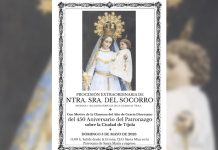 Tíjola culmina el 450 aniversario del patronazgo con una procesión extraordinaria de la Virgen del Socorro Evento patrona de Tíjola 450 aniversario.
