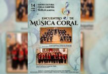 Tíjola acogerá un Encuentro de Música Coral con carácter solidario Cartel del evento en Tíjola