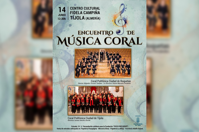 Cartel del evento en Tíjola Cartel del evento en Tíjola