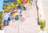Tíjola homenajea su tradición vendimiadora con un mural en la Plaza Nueva Nuevo mural en la Plaza Nueva