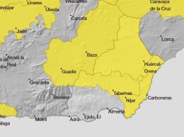 Alerta amarilla por calor este domingo en el Valle del Almanzora, con hasta 38 grados en Tíjola Alerta amarilla por altas temperaturas en el Almazora.