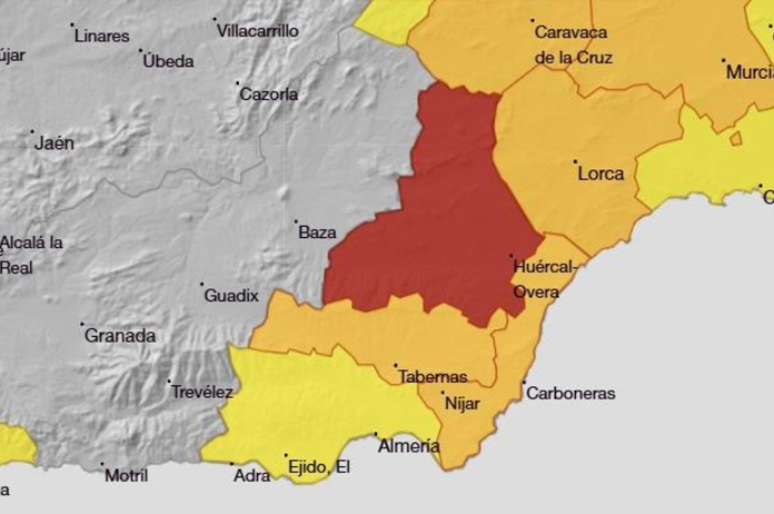 Ola de calor qiue afectará a la Comarca del Almanzora Ola de calor qiue afectará a la Comarca del Almanzora