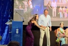 Lucía Martínez, pregonera de las Fiestas de Tíjola 2026 Lucía Martínez en el pregón.