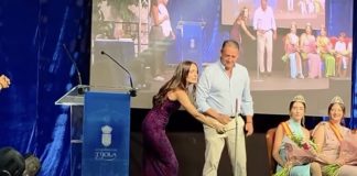 Lucía Martínez, pregonera de las Fiestas de Tíjola 2026 Lucía Martínez en el pregón.