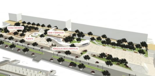 Tíjola proyecta la renovación del Parque-Paseo Virgen del Socorro con una inversión de 2,8 millones de euros Imagen del nievo proyecto en Tíjola