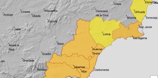 Alerta naranja en la provincia de Almería antes de la Feria de Tíjola Alerta naranja en la provincia de Almería