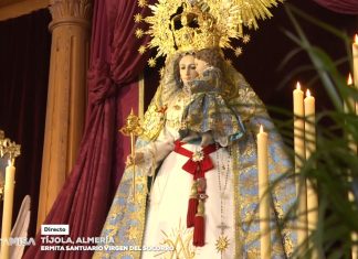 Canal Sur lleva la devoción por la Virgen del Socorro de Tíjola a toda Andalucía Misa Virgen del Socorro 2026