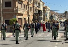 Tíjola inicia la cuenta atrás para sus fiestas más esperadas en honor a la Virgen del Socorro Procesión Virgen del Socorro