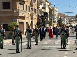 Tíjola inicia la cuenta atrás para sus fiestas más esperadas en honor a la Virgen del Socorro Procesión Virgen del Socorro