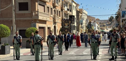 Tíjola inicia la cuenta atrás para sus fiestas más esperadas en honor a la Virgen del Socorro Procesión Virgen del Socorro