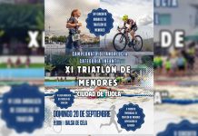 El XI Triatlón de Menores «Ciudad de Tíjola» reúne este domingo a 128 jóvenes deportistas XI Triatlón de Menores “Ciudad de Tíjola”