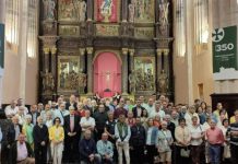 La Escuela de Cristo de Tíjola participa en el II Encuentro Nacional celebrado en Orduña Algunos miembros de la Escuela de Cristo de Tíjola en la visita