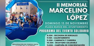 El II Memorial Marcelino López unirá deporte y solidaridad para impulsar la investigación contra la diabetes Cartel de la prueba