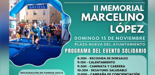 El II Memorial Marcelino López unirá deporte y solidaridad para impulsar la investigación contra la diabetes Cartel de la prueba